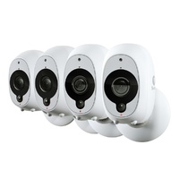 Swann 1080p Battery Powered Quad Pack Wi-Fi Camera QV9068Completely wire-free cameras that you can place around the house or office.