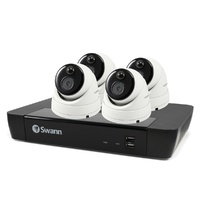 Swann 8 Channel 4K NVR Kit with 4 x 5MP PIR Dome Cameras QV9072Due Early July! Amazing image definition with 5 Megapixel cameras.