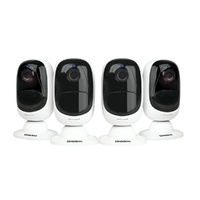 Uniden 1080p Battery Powered Quad Pack Wi-Fi Camera QV9804The Uniden App Cam Solo is a full HD, weatherproof smart camera.