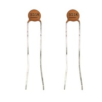 330pF 50VDC Ceramic Capacitors - Pack of 2