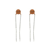 820pF 50VDC Ceramic Capacitors - Pack of 2
