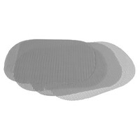 Non-Slip Placemat 4 pack Grey 450x330mm