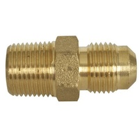 Gas Fittings - 3/8" SAE Male to 3/8" BSP Male
