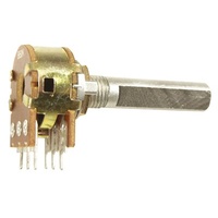 50k Ohm Linear (B) Double Gang 16mm Potentiometer