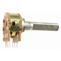100k Ohm Linear (B) Double Gang 16mm Potentiometer
