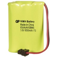 3.6V 650mAH Rechargeable Ni-MH Battery