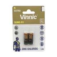 N size Extra Heavy Duty Vinnic Batteries - Pk. 2