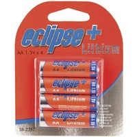 BATT LITHIUM AA 1.5V ECLIPSE PLUS PK4