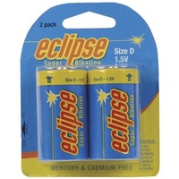 D size Alkaline - Eclipse Batteries - Pk. 2