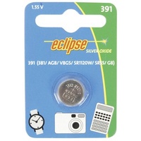 S1121S Silver Oxide 1.5V Watch/Game/Camera Battery (391/381/AG8/V8GS/SR55/G8/SR1120W/SG-8)