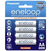 Panasonic Eneloop Ni-MH 1.2V 2000mAH - AA 4 Pack
