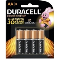 Duracell Coppertop AA 4PK