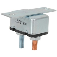 Chassis Mount Autoreset Circuit Breaker 40A 12VDC