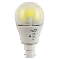 10W Dimmable Mains LED Light Globe, Natural White, Bayonet cap