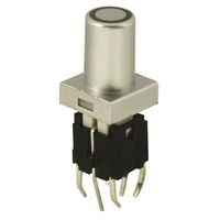SPST PCB Mount Tactile - Vertical & Horizontal with LED - Vertical Green