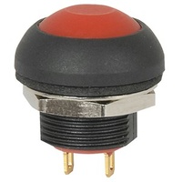 IP67 Rated Dome Pushbutton Switch Red