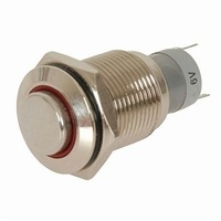 IP67 Rated Illuminated Momentary Switch Red