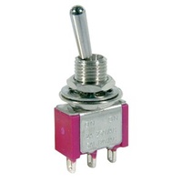 SPDT Miniature Toggle Switch - Solder Tag