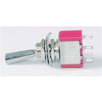 SPDT Flattened Actuator Mini Toggle Switch