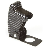 Missile Launch Style Toggle Switch Cover - Carbon Fibre appearance
