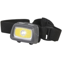 LED Head Torch with White Red and Green LEDs 3xAAA