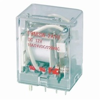 12VDC DPDT Relay - 10A 240VAC/24VDC Contacts