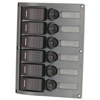 6 Way IP66 Marine Switch Panel