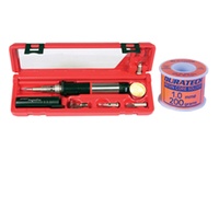 Portasol Super Pro Gas Soldering Kit TBD0516D01Kit contains soldering iron, storage case, cleaning sponge and tray, 2.4mm and 4.8mm double flat tip, h