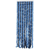 Two Tone Blue Chenille Door Curtain