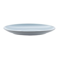 21.5cm Grey and Blue Sorona Plastic Plate