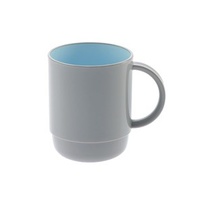 450ml Grey and Blue Sorona Plastic Mug
