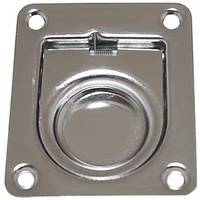 Flush Pull - Stainless Steel Anti-Rattle - 65 x 55mm