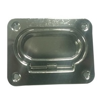 Flush Pull - Stainless Steel Anti-Rattle - 76 x 57mm