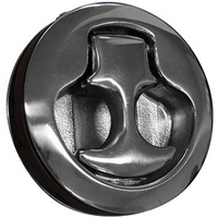 Round Style Flush Latches - Flush Key Handle Open