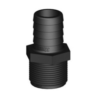 Hose Tail to BSP Male Straight - 32mm (1-1/4") Hose to 1-1/4" BSP Thread