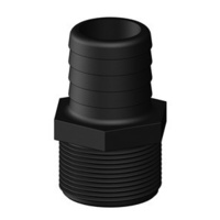 Hose Tail to BSP Male Straight - 38mm (1-1/2") Hose to 1-1/2" BSP Thread
