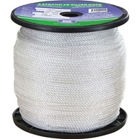 Standard Quality Polyethylene Staple (Silver Ropes) - 14mm Three Strand 1MTR