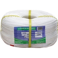 Standard Quality Polyethylene Staple (Silver Ropes) - 18mm Three Strand