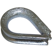 12mm Thimble - Mild Steel Hot Dip Galvanised