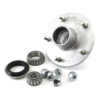 Hub Galvanised Suits Ford with Bearings, Dust Cover, Marine Seal and Nuts