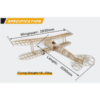 1/3 SCALE NIEUPORT 28 FULL KIT UNASSEMBLED AM-VP-N28A01