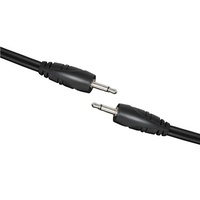 Audio Leads 3.5mm Mono Plug to 3.5mm Mono Plug - 1.5m