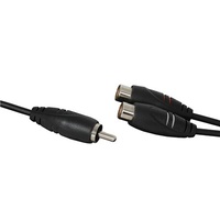 RCA Plug to 2 x RCA Sockets Audio Lead - 300mm