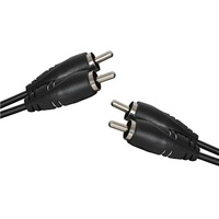 2 x RCA Plugs to 2 x RCA Plugs Audio Lead - 10m