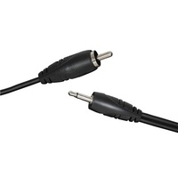 RCA Plug to 3.5mm Plug Audio Lead - 1.5m