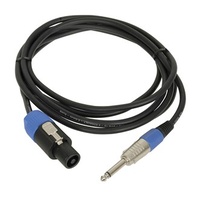 6.5mm Mono to Speakon Cable 3m
