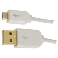 USB A Male to USB-Micro B Male Cable - 2m