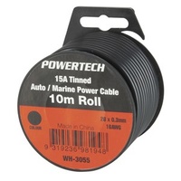Black 15 Amp DC Power Cable Handy Pack