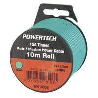 Green 15 Amp DC Power Cable Handy Pack