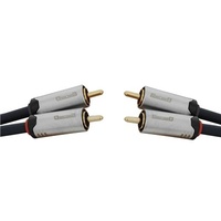 2 x RCA Plugs to 2 x RCA Plugs - 1.5m